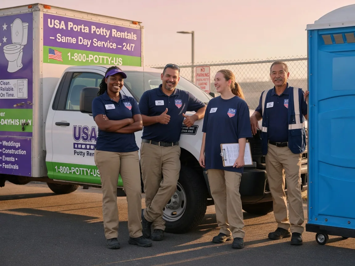 Porta Potty Rental company in Hamburg, PA